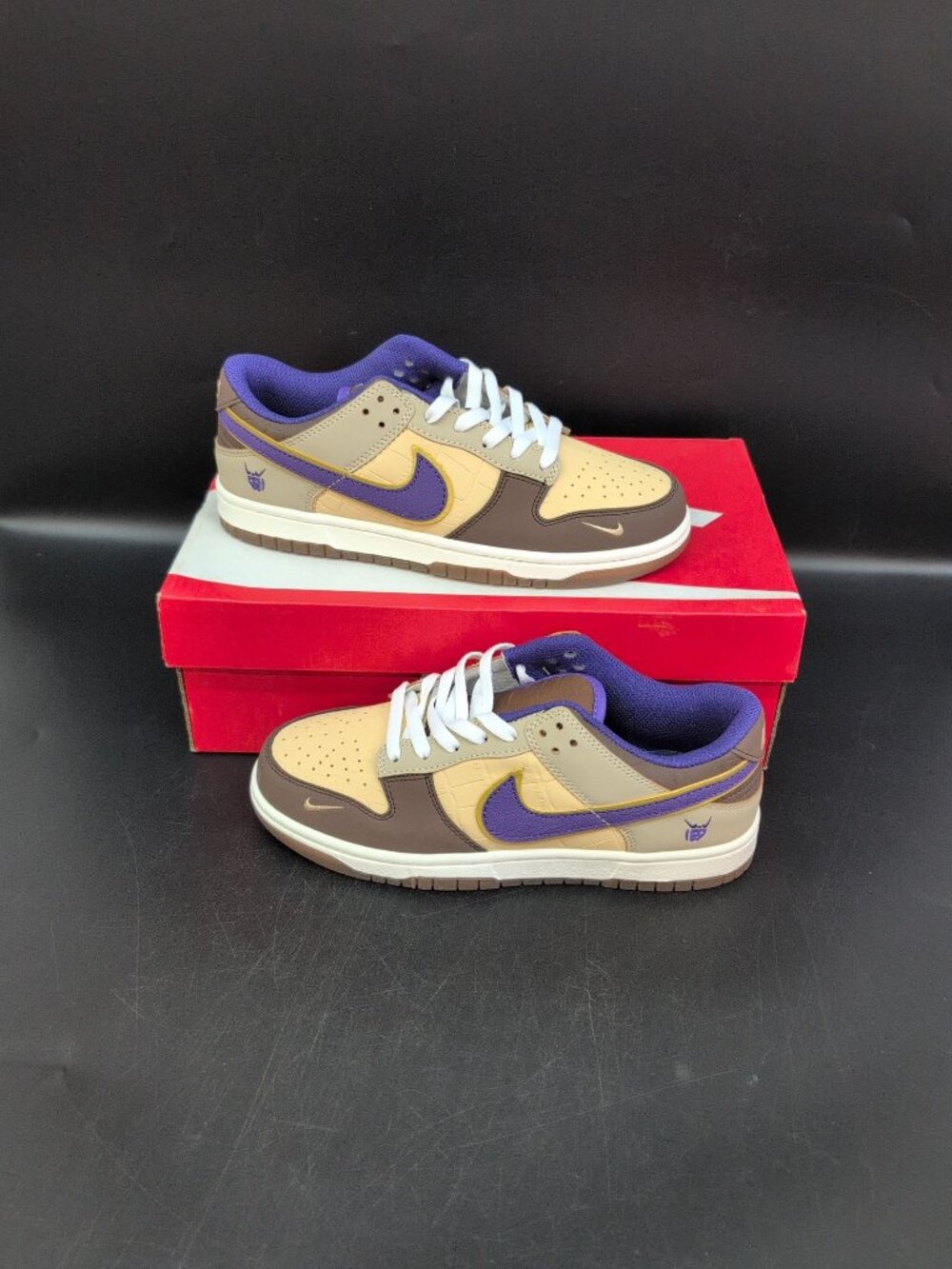 Nike Dunk Low Setsubun Sneaker US Men's 6 Off White Purple Brown DQ5009 268